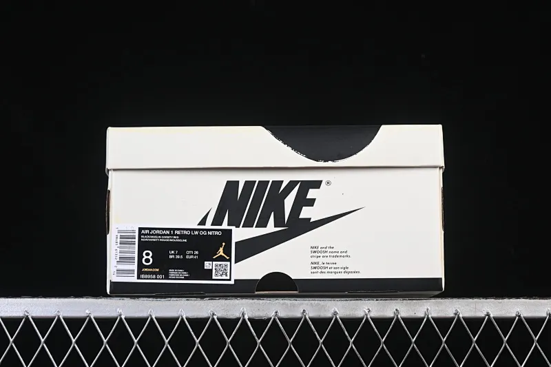 All categories Air Jordan Jordan series basketball shoes Air Jordan 1 Low P version pure original Nigel Sylvester x Air Jordan 1 Low AJ1 Joe 1 joint low-top cultural casual sneakers IB8958-001